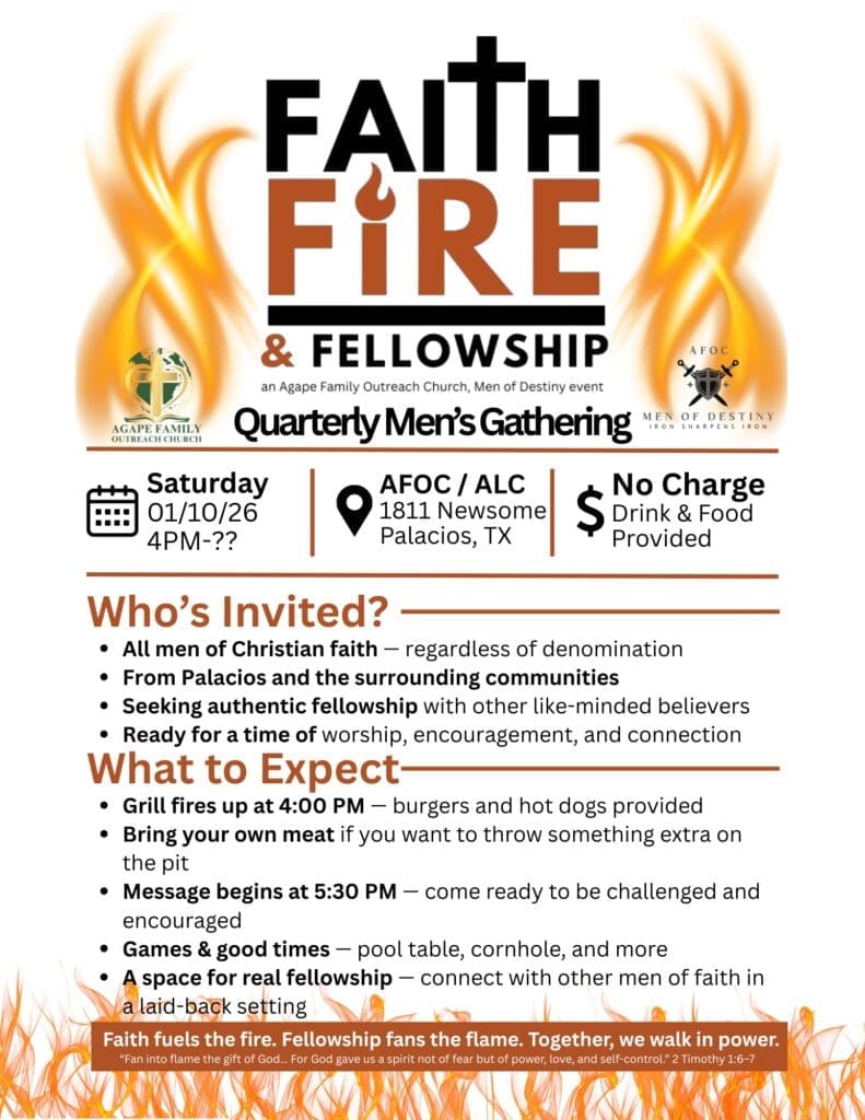 Faith Fire Fellowship Flyer